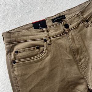 Banana Republic Men’s Tan Stretch Chino Pants 34x34 Slim Straight 5